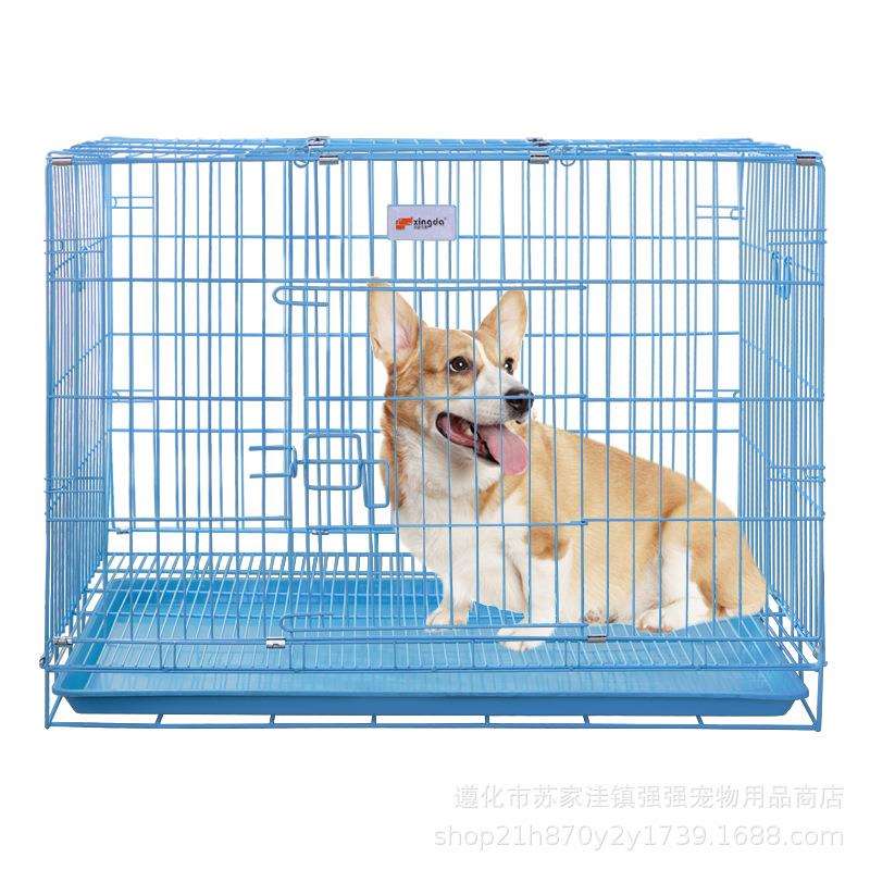 厂家直销加粗狗笼小型犬幼犬泰迪比熊笼家禽鸡笼鸭笼笼宠物用品