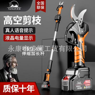 剪电动RRR修枝剪手持式修剪树园林园艺枝剪充粗枝剪刀果树锂电电