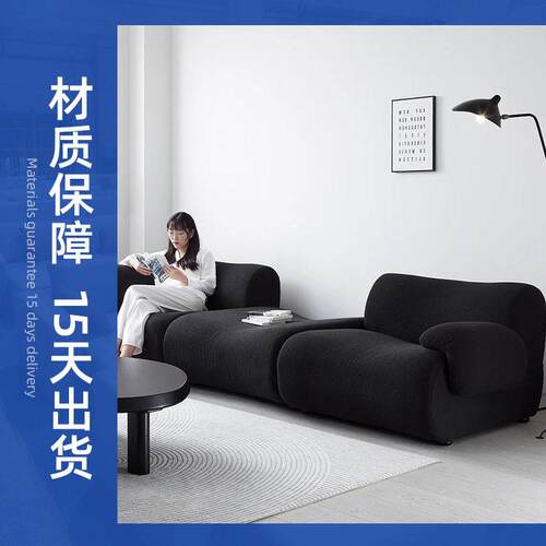 佛山厂家跨境真空压缩沙发Compression Sofa客厅豆腐块沙发色卡