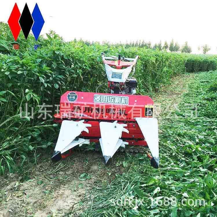 汽油一体收割机辣椒柴胡玉米秸秆小麦水稻割晒机大豆苜蓿草