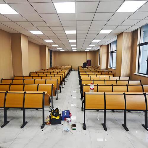 教室阶梯椅多媒体会议室学校台阶大学会议室座椅报告厅连排折叠椅