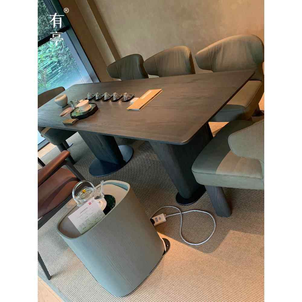 正品有亭新中式实木奢桌椅组合休闲轻泡茶台简茶约高办公端客厅用