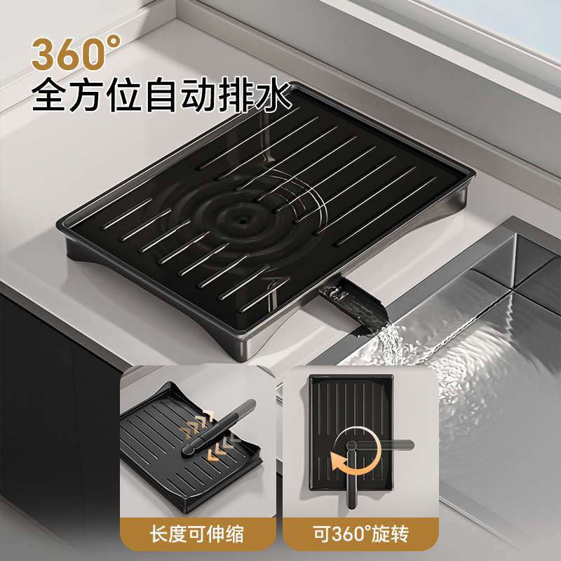 加厚不锈钢洗碗架沥水架碗盘碗架厨房置物架沥水篮碗筷碗碟收纳架