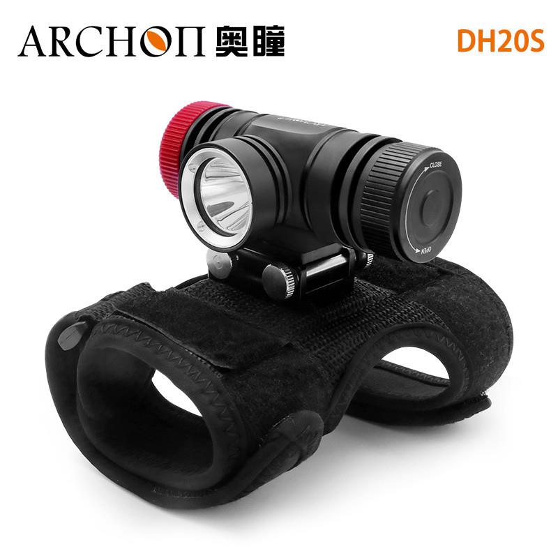 ARCHON奥瞳DH20S防水手戴式电筒 21700手电潜水灯2000流明手腕灯