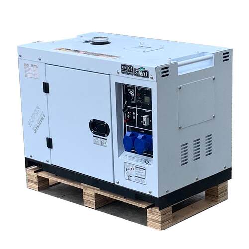 广州10kva发电机小型静音家用220V 8KW柴油停电自启动便携电源