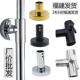 淋浴花洒固定座加长杆延长杆淋浴柱升降淋浴管黑色明装 底座墙支架