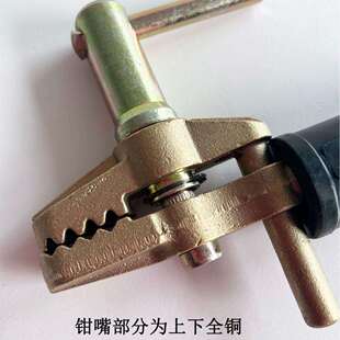 重型全铜600A接地搭铁钳接线夹接地夹电焊夹气保焊氩弧焊钳地线夹