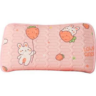 儿童枕套幼儿园冰丝凉席枕头套夏天30x50宝宝乳胶凉枕套单个 夏季