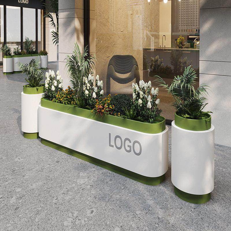 铁艺花箱户外不锈钢组合庭院外摆围栏花坛奶花架花槽镀锌板定制,商业/办公家具,花坛/花箱,淘宝优惠券,粉丝福利购,淘宝优惠卷