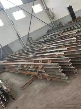 左开道岔基本p50-9轨高专锰钢钢线辙叉P50-9AT曲钢叉轨组合式芯