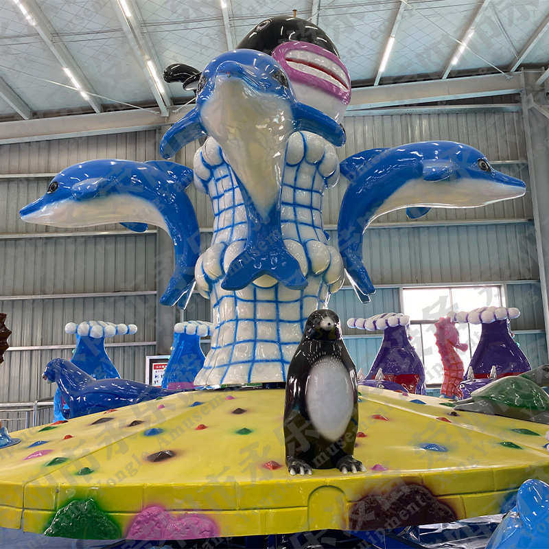 新款激战鲨鱼岛玩水互动游乐设备亲子儿童乐园景区商场广场游乐园