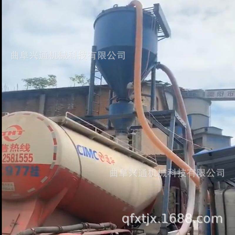 钦州集装箱卸灰输送机 晋中粉煤灰自吸式气力输送 吸灰机价格