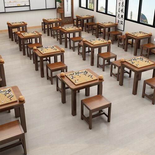 中国象棋桌实木围棋专用桌椅组合二合一，重0.05公斤，配家用多功
