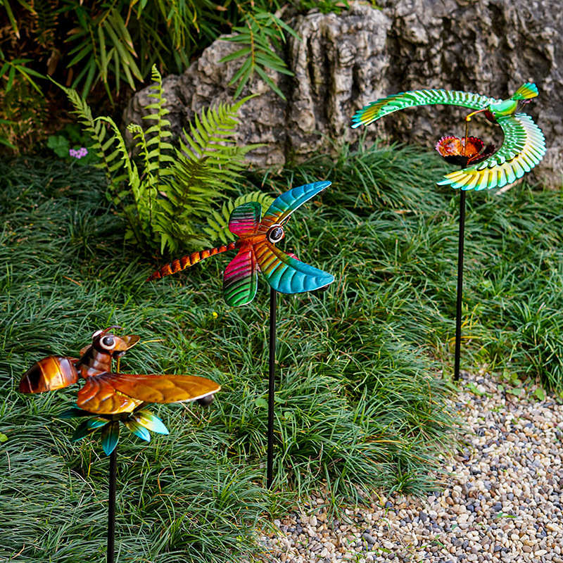 插件户外铁阳台布景装饰造景艺花园花插院子创意量雨器别墅庭院