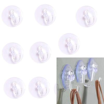 10pcs wall hooks hanger bathroom suction cup sucker accesso