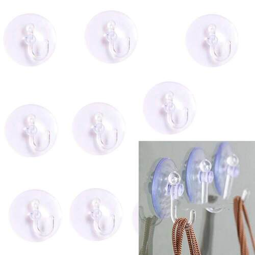 10pcs wall hooks hanger bathroom suction cup sucker accesso