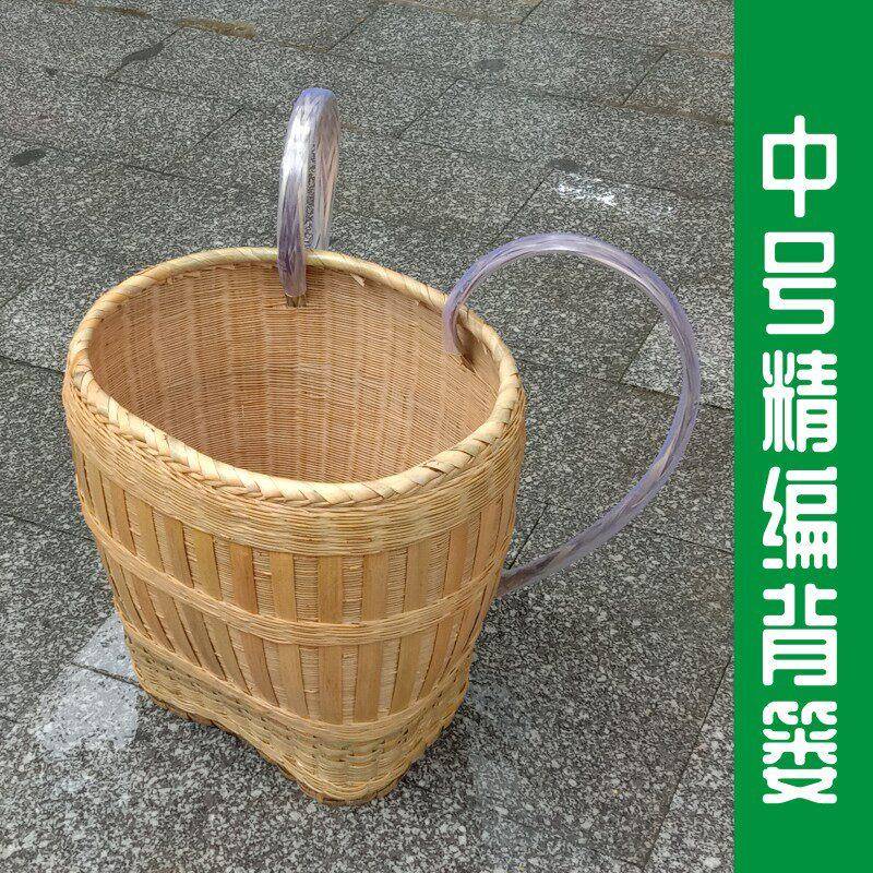 贵州竹编背篓家用背重物后背式背篼采摘买菜背萝舞台手工竹制品