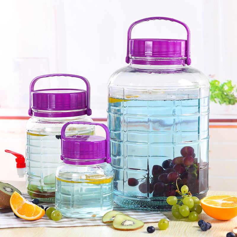玻璃瓶泡菜坛子玻璃瓶家用泡酒密封罐食品级带盖腌制罐加厚腌菜缸