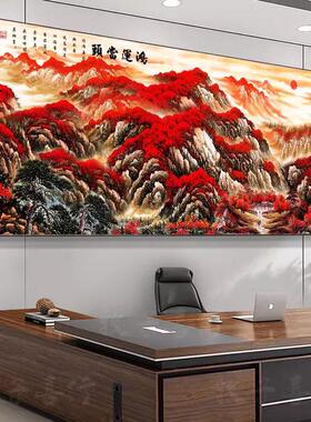 网红有山画、无水画发、好运画、中国画挂画、山水画、办公室装厅