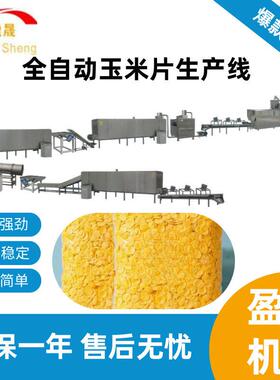 粗粮谷物圈加工设备70型膨化机玉米片粥生产线大型冲泡麦片生产线