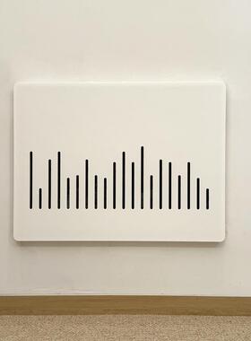 电表箱纯装饰散热不挡信息信箱号哑光白可刷乳画胶F9788M6J漆遮挡