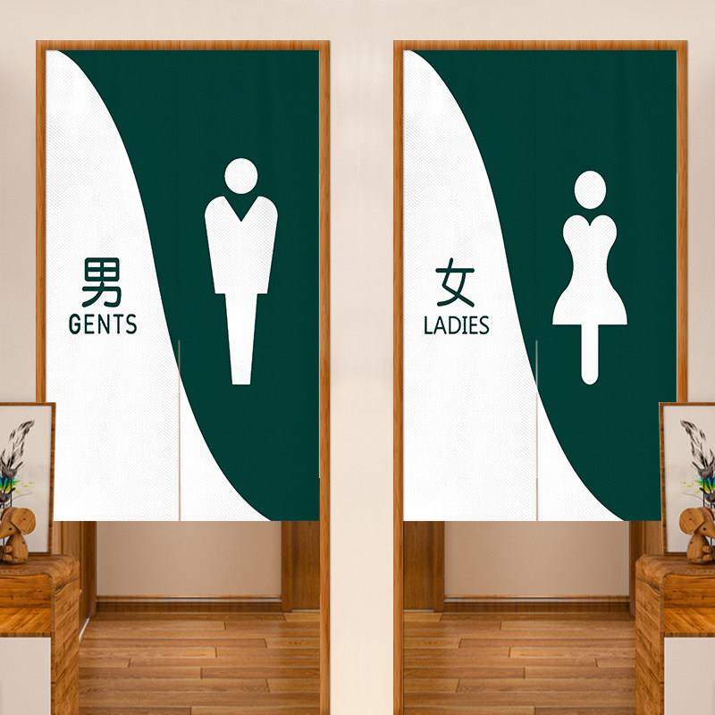 专业定制卫生间厕所门帘浴室挂帘男女更衣室遮挡帘学校洗手间布帘