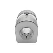 家用玻璃门锁办公室店面商铺推拉门椭圆内外开单门双门插销锁