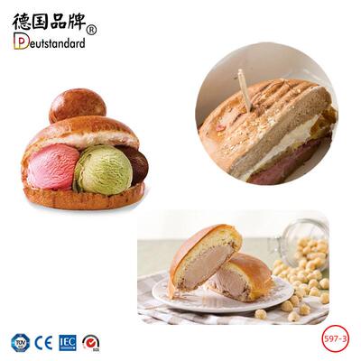 冰淇汉堡机夹馅堡胚淋电热汉堡机夹淋馅冰淇面包机华夫汉饼ABL烤