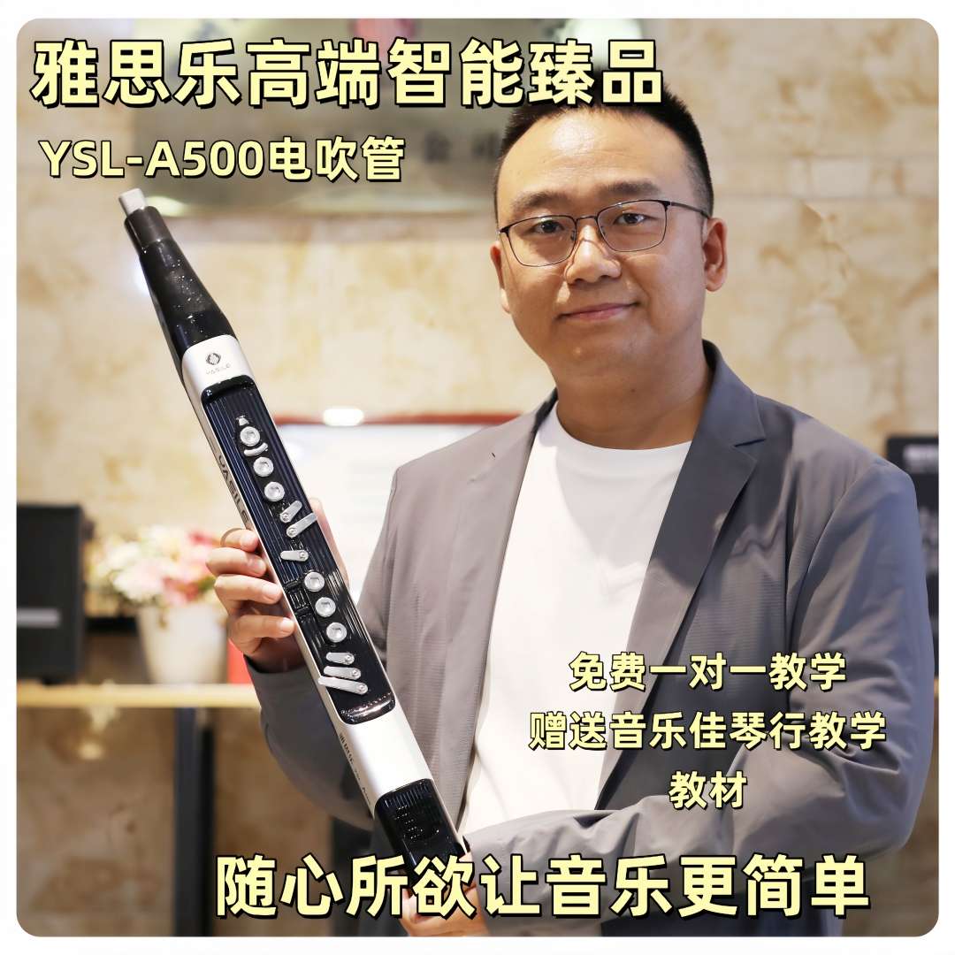 雅思乐 A500电吹管老人初学入门电子萨克斯音乐佳琴行分公司店