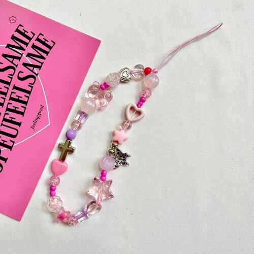 yk小众手机链金属蝴蝶手机挂件ccd防丢绳高级感甜酷风相机挂绳