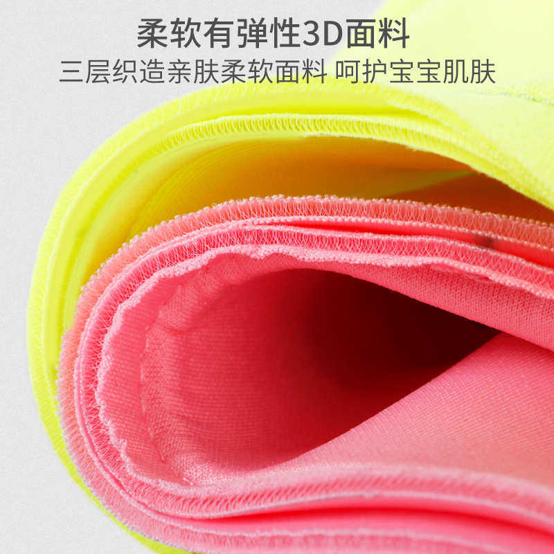 自游宝贝新款免充气腋下圈儿童游泳圈防翻0-4岁肩带式腋圈