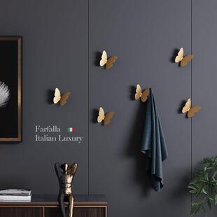 意式轻奢墙上衣帽架墙壁装饰创意挂钩玄关卧室墙面衣架儿童房装饰