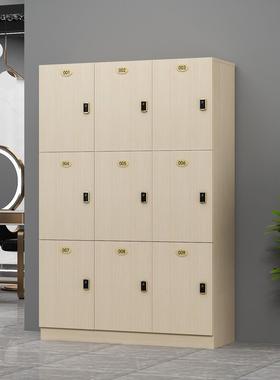 XLL木质更衣柜健身房储物柜洗浴中心鞋柜瑜伽馆美容院舞蹈房存包
