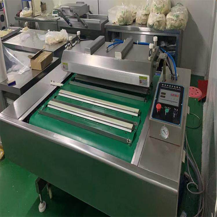 1000型滚动式真空包装机肉枣粽子真空包装设备商用连续滚动真空机