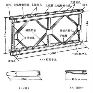 供应尉犁县便桥用贝雷片 45支撑架 贝雷片材料