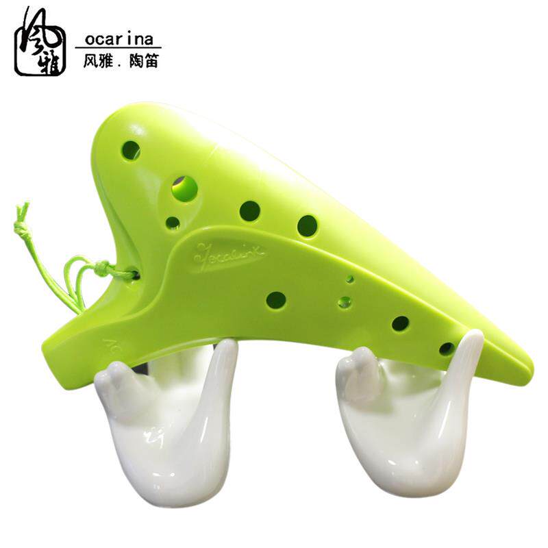 新款A风雅陶笛十二脂12孔树中音高音SC初学者C调学生C入门演奏级