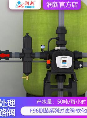润新水处理过滤阀 锅炉软化水控制阀侧装50吨63650 F96A3/A1 F96B