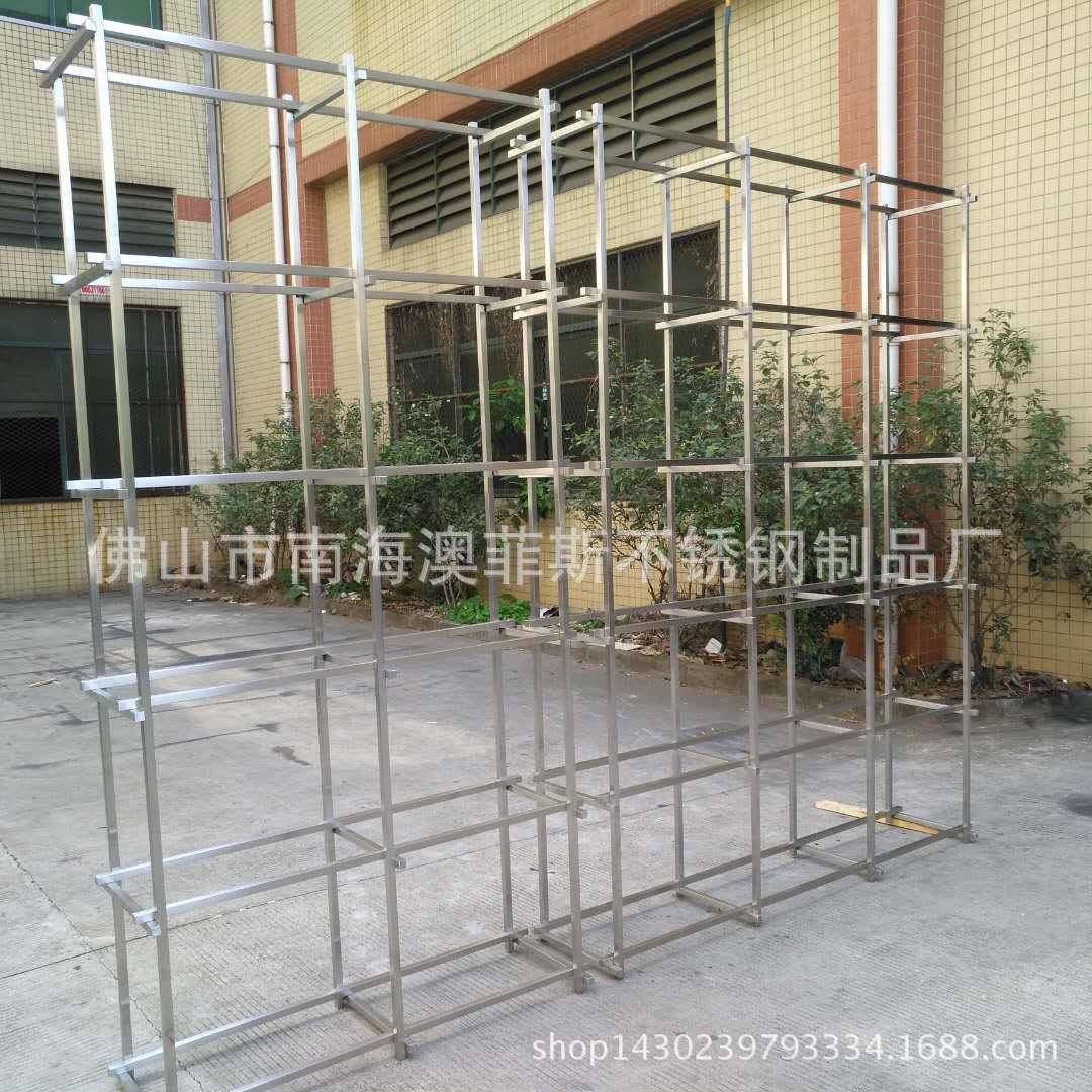 厂家焊接不锈钢架子多层置物五金架方管焊接精品金属货架