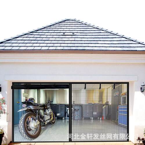 新款直销磁吸汽车免打孔魔术贴玻纤网纱门防蚊门帘 自粘磁性跨境