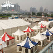 赛尔特小型展示铝合金篷房婚庆婚礼尖顶活动篷房户外展览展会帐篷