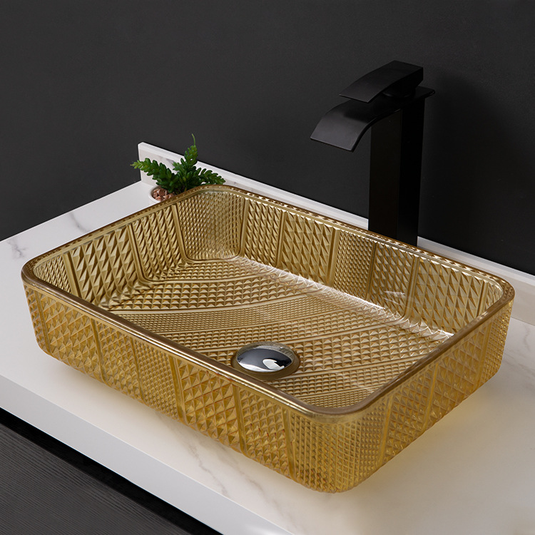 卫浴洗脸盆水晶玻璃盆艺术台上盆阳台卫生间洗手盆