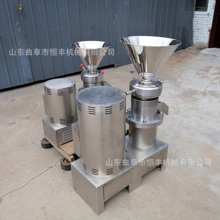 果酱芝麻酱胶体磨不锈钢牛羊骨头磨泥机鲜鱼海鲜鸭脖鸡架打泥机