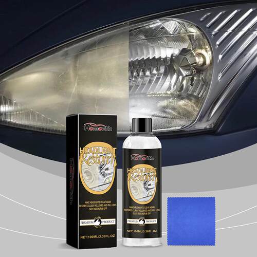 Homonth Car Headlight Polishing Kit - Refurbishment, Coating