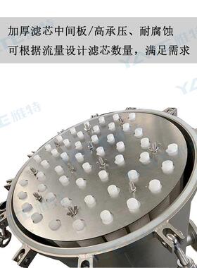0不锈钢保过滤器精密过4滤机地下水自来水DWH工3程安芯式过滤设备