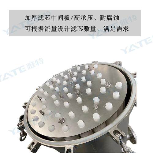 不钢大通量芯式过滤锈器粗滤沙过工业水R芯式过滤O膜反渗透保安精