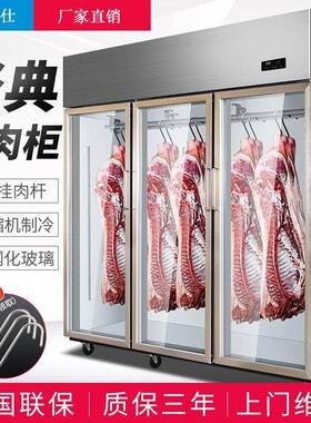 商用挂肉柜保鲜柜鲜肉冷冻柜猪牛羊肉柜冷藏立式冷鲜肉展示柜冰柜