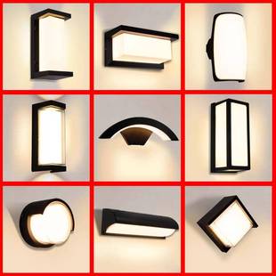 户外防水壁灯led超亮别墅庭院花园露台现代简约室内走廊过道墙灯
