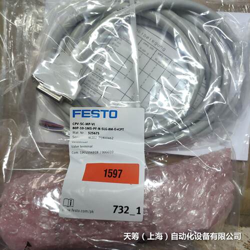 FESTO 80型8位小型阀岛 80P-10-1MS-PF-N-SLG-8M-E+CPT