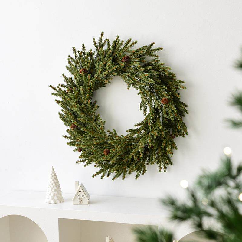 跨境圣诞花环门挂门饰装饰商场橱窗场景家用圣诞布置圣诞节装饰品