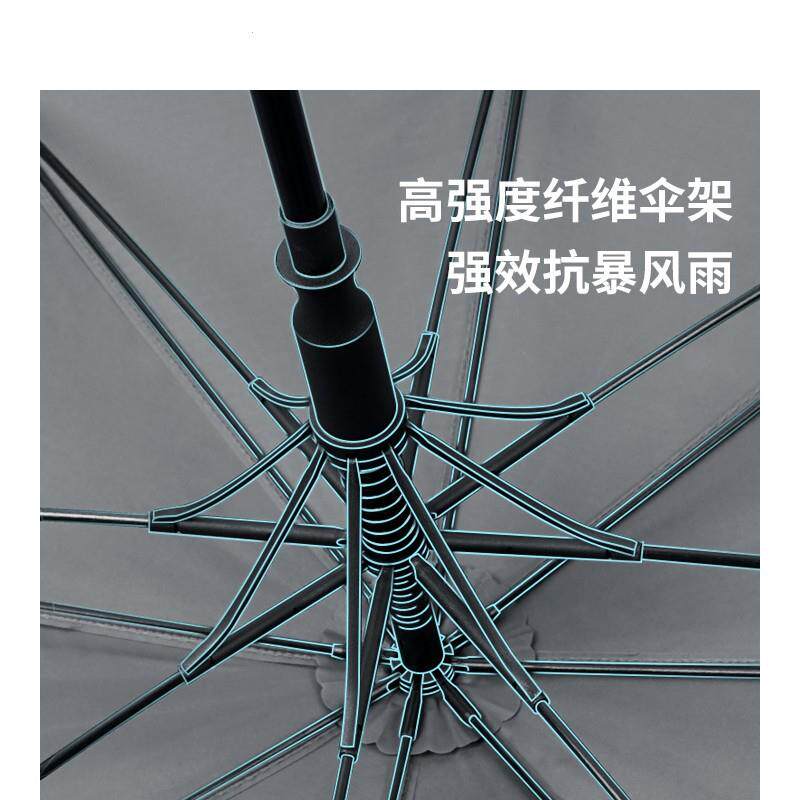 直销新款直杆8骨竹子柄伞超大时尚成人向雨伞超轻防紫外线晴雨两
